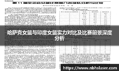 哈萨克女篮与印度女篮实力对比及比赛前景深度分析